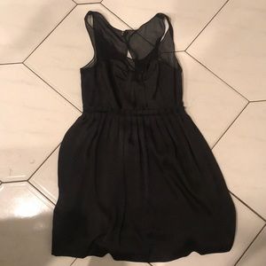 Black mini dress